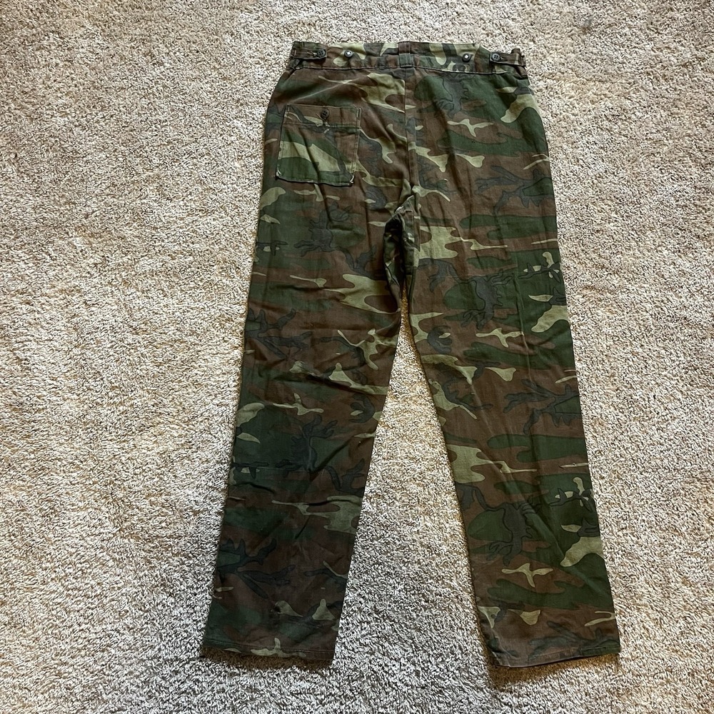 Vintage 70s‎ Camo Pants Hunter Hunting Woodland 32x29